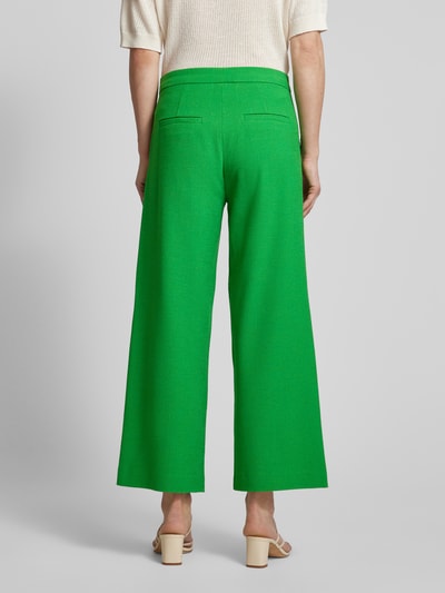 Raffaello Rossi Loose fit broek van viscosemix, model 'PALINA' Groen - 5