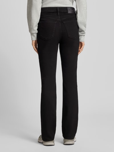 Calvin Klein Jeans skinny fit bootcut jeans van katoenmix Zwart - 5
