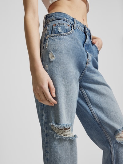 Only Relaxed Fit Jeans im Destroyed-Look Modell 'ROBYN' Jeansblau 3