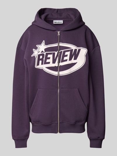 Review Sweatjacke mit Kapuze Purple 2