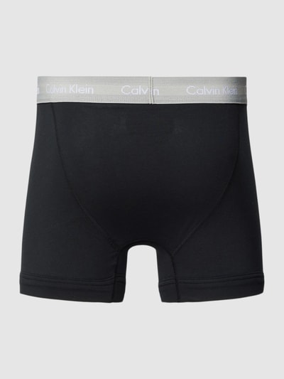 Calvin Klein Underwear Trunks mit elastischem Logo-Bund im 3er-Pack Black 3