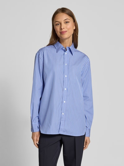 Polo Ralph Lauren Regular Fit Hemdbluse mit Logo-Stitching Hellblau 4