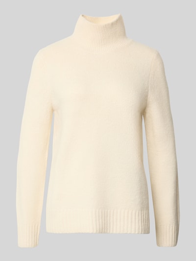 Jake*s Casual Strickpullover mit Stehkragen Ecru 2