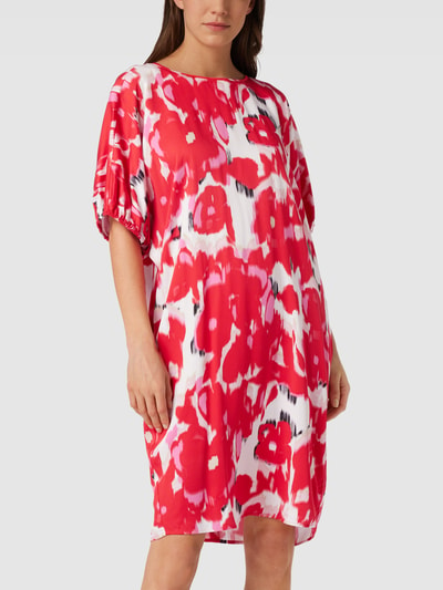 Taifun Blousejurk met all-over motief Lichtrood - 4