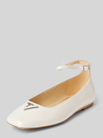 Guess Ballerinas mit Label-Applikation Modell 'LEVVIS' Beige 1