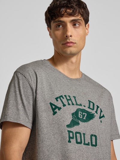 Polo Ralph Lauren Classic Fit T-Shirt mit Rundhalsausschnitt Hellgrau Melange 3
