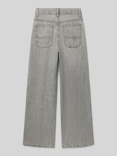 Produktfoto, Loose Fit Jeans aus reiner Baumwolle von s.Oliver RED LABEL in grauer Denim-Optik, 5-Pocket-Design, Twill, Kinder-Mode.