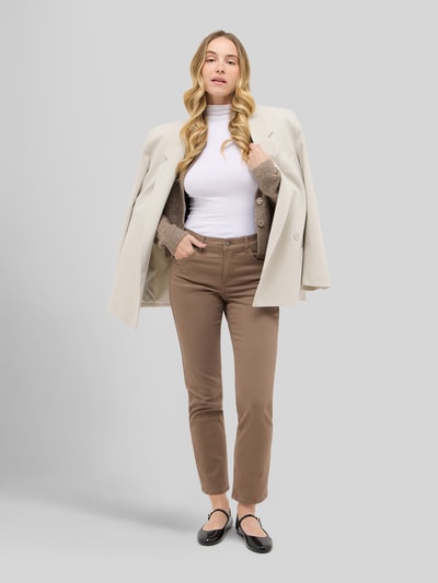ANGELS Slim Fit jeans van katoenmix model 'CICI' Beige - 1
