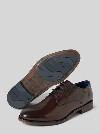 bugatti Derby-Schuhe aus Leder Modell 'Sula' Dunkelbraun 4