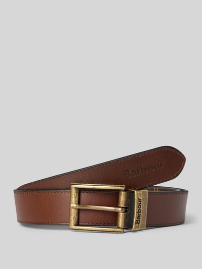 Barbour Riem van echt leer Middenbruin - 1