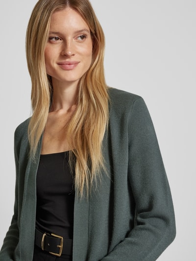 Vero Moda Lange cardigan met lange mouw, model 'NANCY' Rietgroen - 3