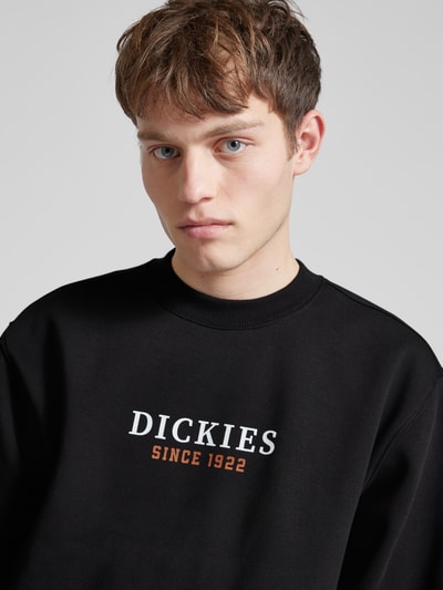 Dickies Sweatshirt met labelprint Flessengroen - 3