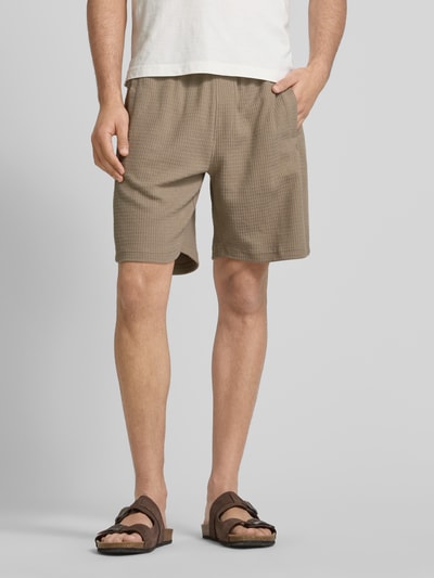 Drykorn Sweatshorts mit elastischem Bund Modell 'BRIKKO' Beige 4