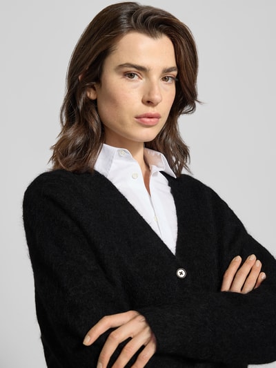Filippa K Strickjacke mit Knopfleiste Black 3