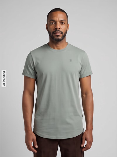 G-Star RAW Regular Fit T-Shirt aus reiner Baumwolle Modell 'LASH' Mint 4