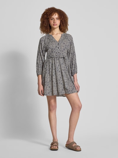 Only Soepele mini-jurk van pure viscose, model 'NOVA' Jeansblauw - 1