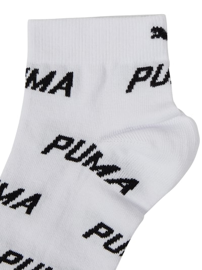 Puma Sneakersocken mit Logo-Muster im 2er-Pack  Weiss 3