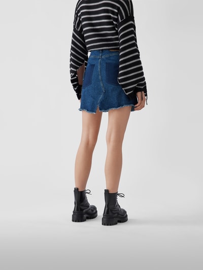 Kenzo Jeansrock in Minilänge mit Label-Patch Dunkelblau 5