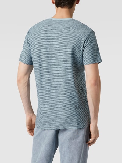 Tom Tailor T-Shirt mit Streifenmuster Hellblau 5