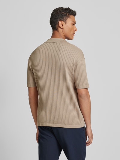 Drykorn Regular fit vrijetijdsoverhemd met structuurmotief, model 'Ray' Beige - 5