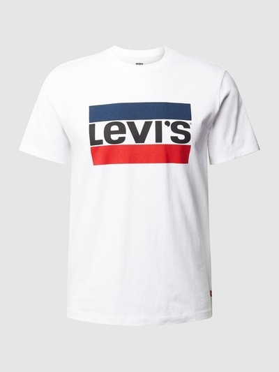 Levi's® T-shirt z nadrukiem z logo Biały 2