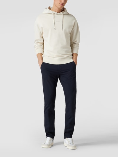 BOSS Slim Fit Chino mit Stretch-Anteil Modell 'Rice' Marine 1