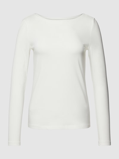 Montego Longsleeve mit U-Boot-Ausschnitt Offwhite 2