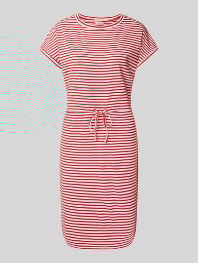 B.Young Knielanges Kleid mit Tunnelzug Modell 'PANDINNA' Rot 2