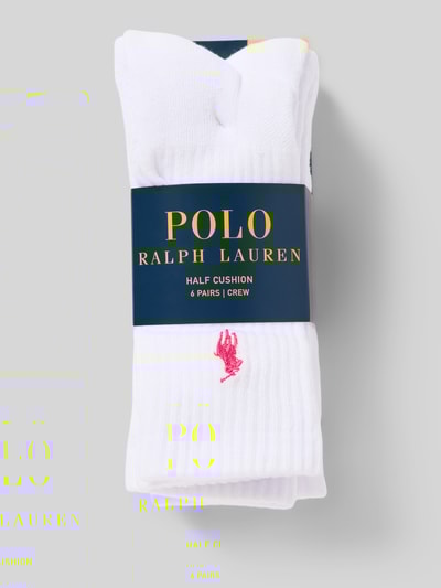 Polo Ralph Lauren Socken mit Label-Stitching im 6er-Pack Weiss 3