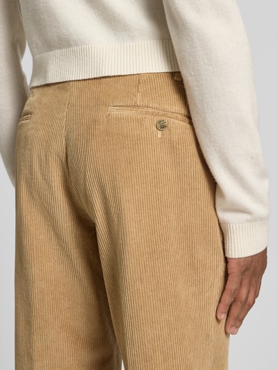 Hiltl Corduroy broek met achterzakken, model 'PARMA' Camel - 3