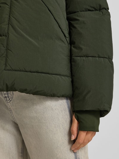 MOS MOSH Gewatteerd jack met capuchon, model 'Ollie' Donkergroen - 3