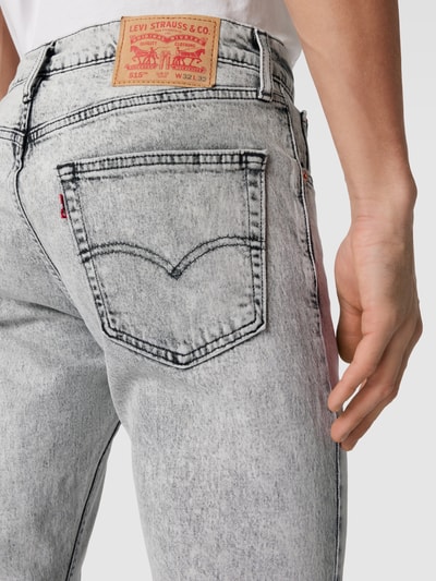 Levi's® Jeansy o kroju slim fit z efektem znoszenia Jasnoszary 3