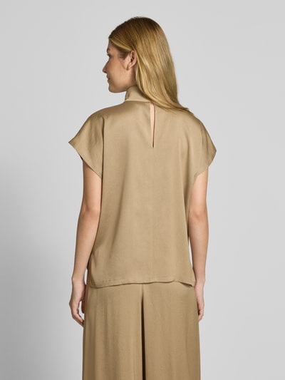 Drykorn Blouseshirt met opstaande kraag, model 'ALARIA' Camel - 5