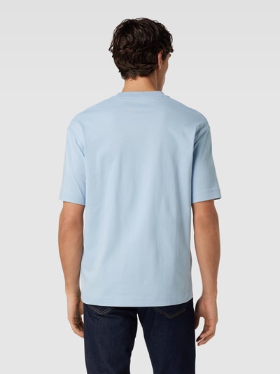 Marc O'Polo T-Shirt mit Label-Stitching Hellblau 5