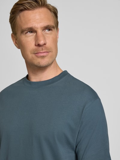 MCNEAL Loose fit T-shirt met ronde hals Petrol - 3