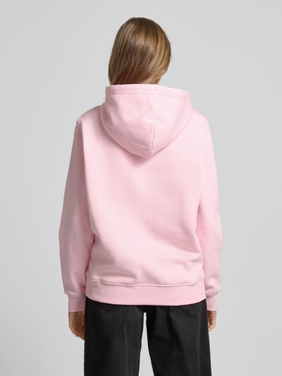 Tommy Jeans Regular Fit Hoodie mit Label-Stitching Pink 5