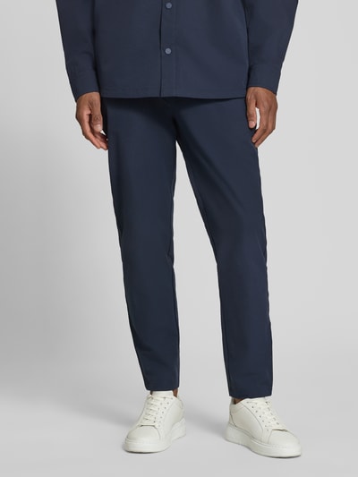 BOSS Orange Tapered Chino mit Tunnelzug Marine 4