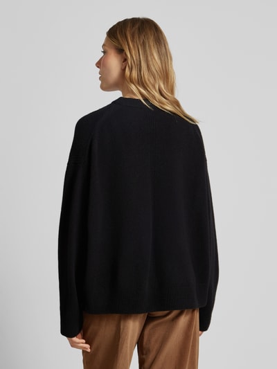 Drykorn Gebreide pullover met ronde hals, model 'LIZIELA' Zwart - 5