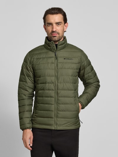 COLUMBIA Steppjacke mit Label-Print Oliv 4