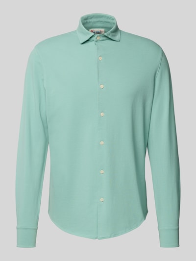 MC2 Saint Barth Koszula casualowa z listwą guzikową model ‘AMALFI’ Zielony 2