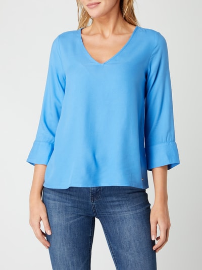 Tom Tailor Denim Blusenshirt mit Dreiviertelärmeln  Blau 4