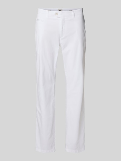 Brax Regular Fit Chino mit Paspeltasche Modell 'EVEREST' Weiss 2