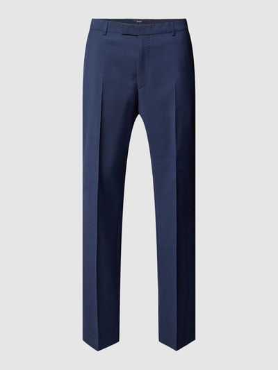 JOOP! Collection Modern fit pantalon met persplooien, model 'Brad' Marineblauw - 2