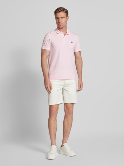Lacoste Regular Fit Poloshirt mit Label-Badge Hellrosa 1