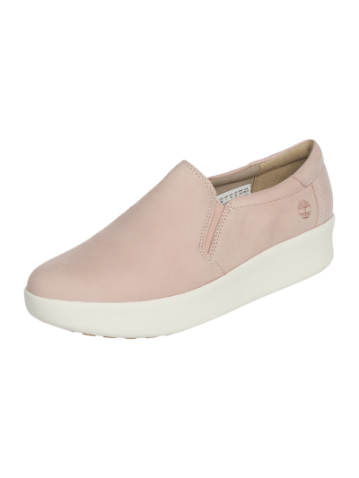 Timberland Slip-On Sneaker aus Nubukleder Hellrosa 1