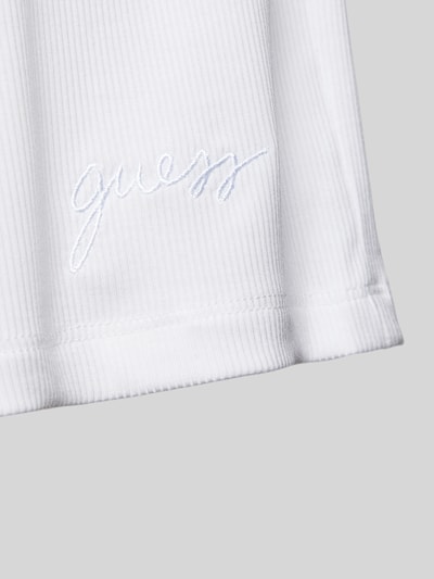 Guess Relaxed Fit Pyjama-Shorts mit Label-Stitching Modell 'LIA' Offwhite 2