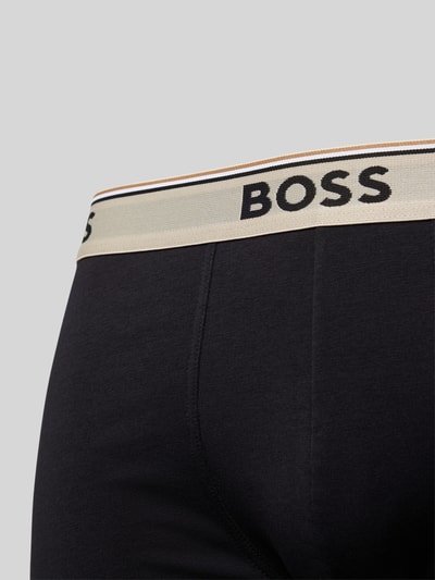 BOSS Trunks mit elastischem Label-Bund im 3er-Pack Black 2