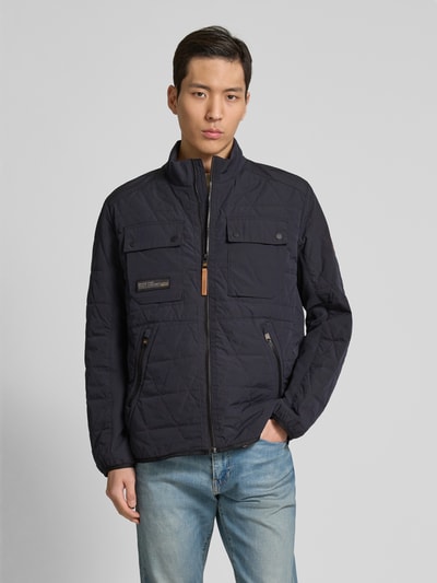 camel active Jacke mit Stehkragen und Reißverschlusstaschen Marine 4