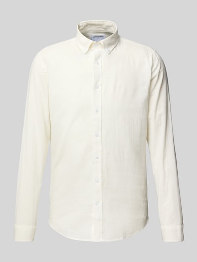 Lindbergh Vrijetijdsoverhemd met knoopsluiting Wit - 2