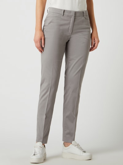 More & More Stoffen broek met stretch  Taupe - 4